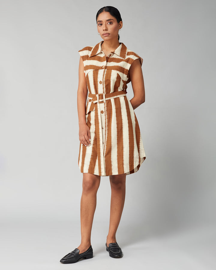 RUST ALISA DRESS