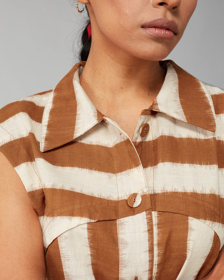 RUST ALISA DRESS