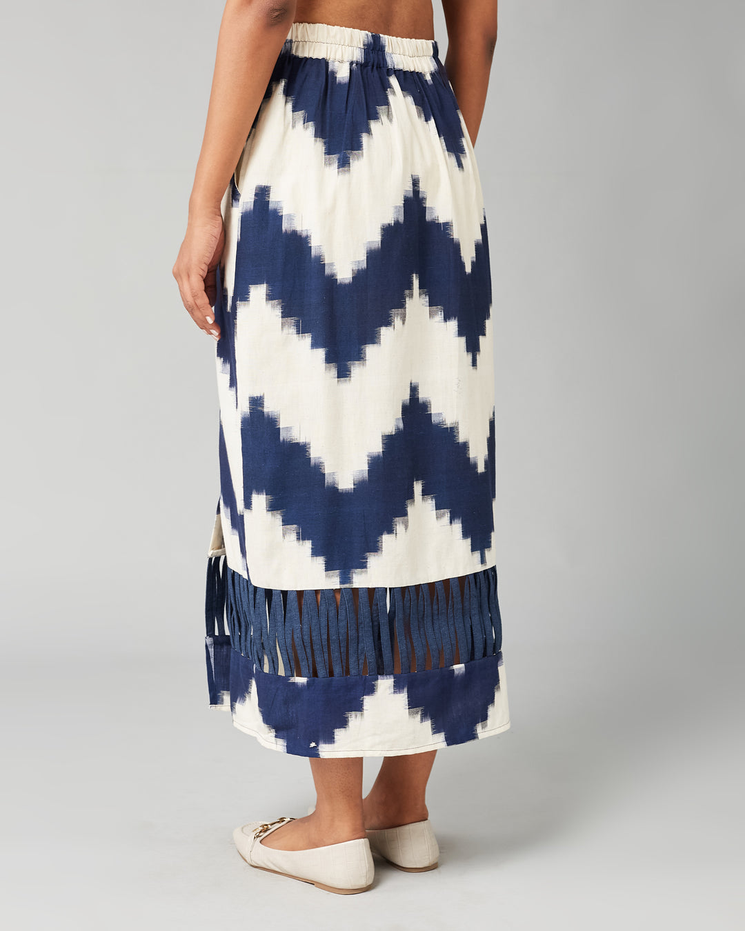 BLUE HILLARY SKIRT