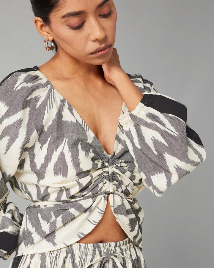GREY ZELLA TOP