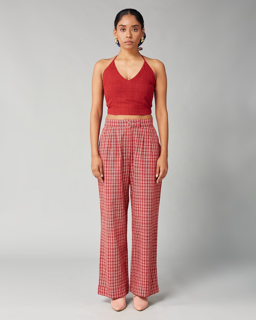 Red Suri Co-ord Set