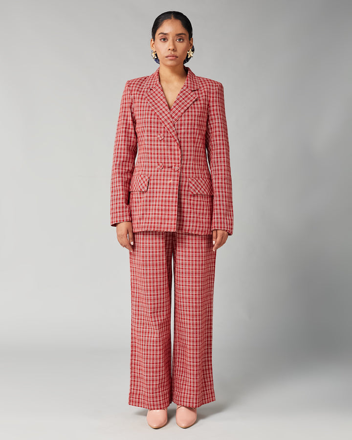 Red Suri Blazer