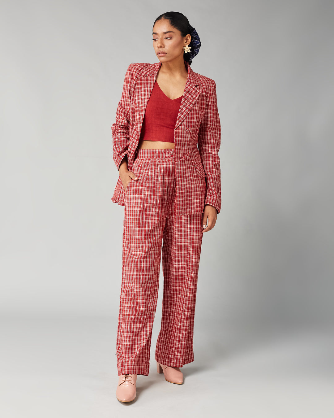 Red Suri Blazer