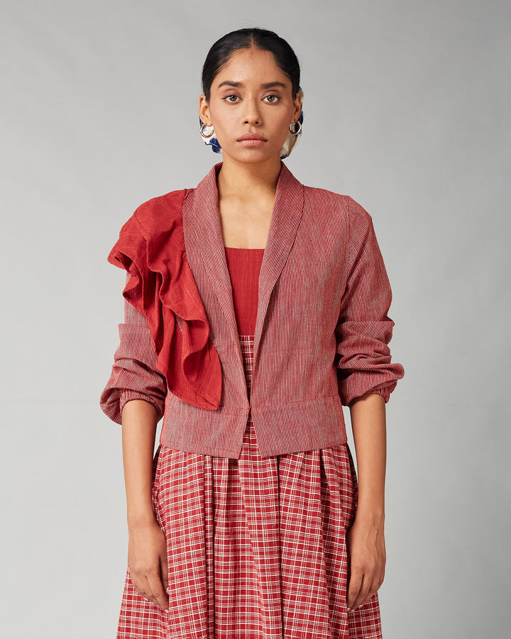 Red Arani Jacket