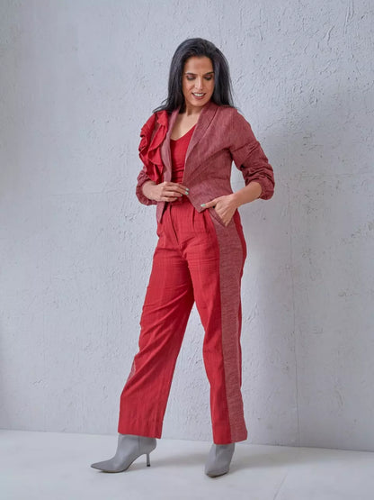 straight fit trousers for ladies